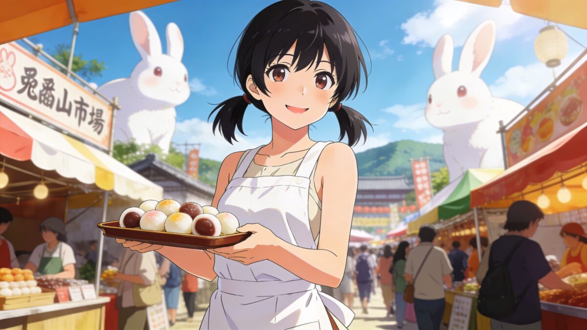 たまこまーけっと：うさぎ山商店街のおもちドキドキ日常 – AI 夢紡ぎ